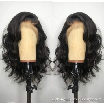 Uniky Body Wave Short BOB Human Hair Wigs for Black Women With Baby Hair 13*4 Brazilian Remy Hair lace front wig